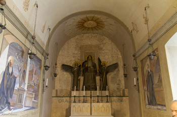 Cassino-Montecassino-Cell of St. Benedict0196.jpg